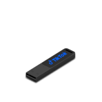 SLIM LIGHT USB BLACK 32GB - Sleek Metal Flash Drive with Illuminating Logo - Image 4