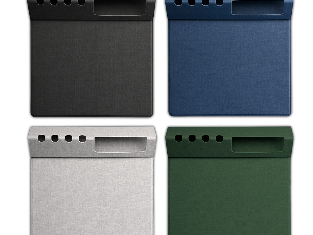 PAD ORGANIZER - Versatile Mouse Pad with Desktop Organizer for Pens and Business Cards