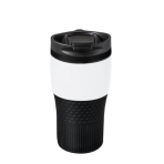 BAYAMO MEZZO Black - Premium 320ml Double Wall Thermal Mug with Customizable Grip