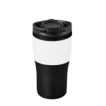 BAYAMO MEZZO Black - Premium 320ml Double Wall Thermal Mug with Customizable Grip