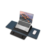 OFFICE LAPFOLD - Versatile PU Laptop Sleeve that Transforms into a Workstation