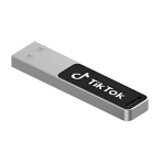 SLIM LIGHT USB SILVER 32GB - Sleek Metal Flash Drive with Illuminating Logo - Image 2