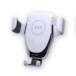 CAR CHARGER WHITE - Dual USB Vehicle Charger with Customizable Color Ring