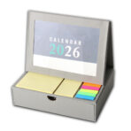 GIFTI BOX ORGANIZER - Elegant Desktop Organizer with Calendar, Notebook, and Accessories - Image 5