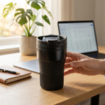 BAYAMO THERMO MUG - Premium 230ml Double Wall Thermal Mug with Customizable Grip - Image 5