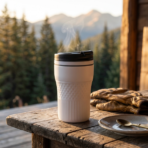 BAYAMO THERMO MUG - Premium 230ml Double Wall Thermal Mug with Customizable Grip - Image 2
