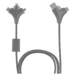 W CABLE - Versatile 3-in-1 Fabric Charging Cable with Eco-Friendly Design - Image 4